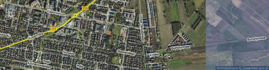 Zdjęcie satelitarne Wysockiego Piotra ul.